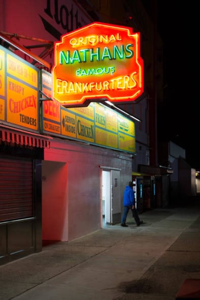 Coney Island Nathan's Wonderland Brooklyn New York. Typography Impressions. Quest - Im Wandel Der Zeit. Oliver Lins