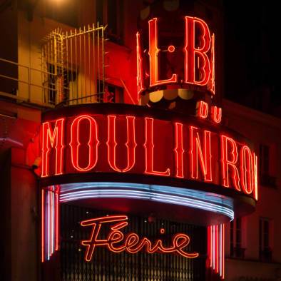 Montmartre Pigalle By Night. Neon. Quest - Im Wandel Der Zeit. By Oliver Lins