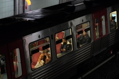 Reeperbahn Hamburg. Quest - Im Wandel der Zeit, by Oliver Lins. Hochbahn Landungsbruecken